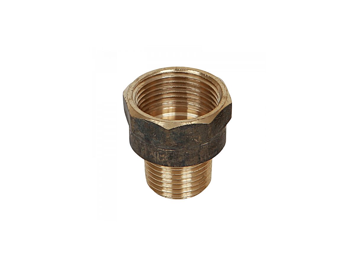 Brass Hex Socket (Male & Female) Reducing 15mm x 6mm