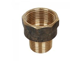 Brass Hex Socket (Male & Female) Reducing 15mm x 6mm