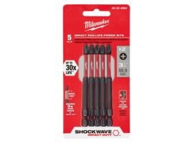 Milwaukee Screwdriver Bit 3 1/2" 5 Pack