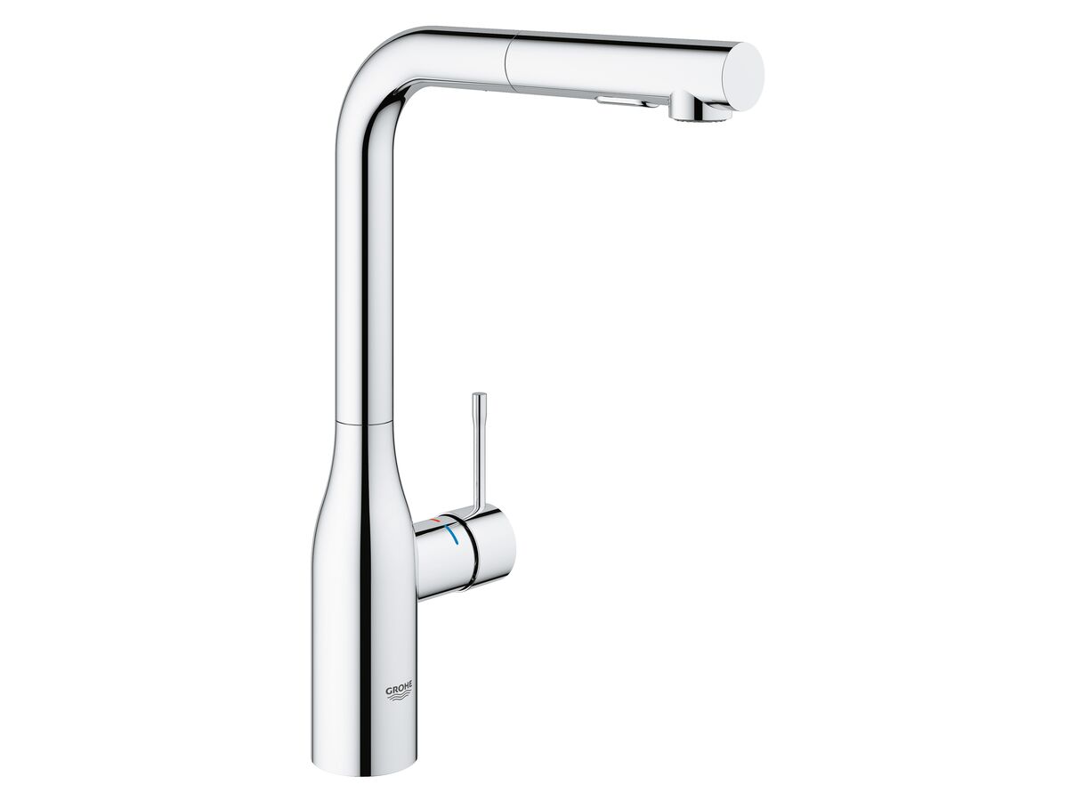 GROHE Essence New Pull Out Sink Mixer Tap with Dual Spray Chrome (6