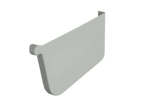 Quad Stop End Plate 115mm Right Hand Shale Grey