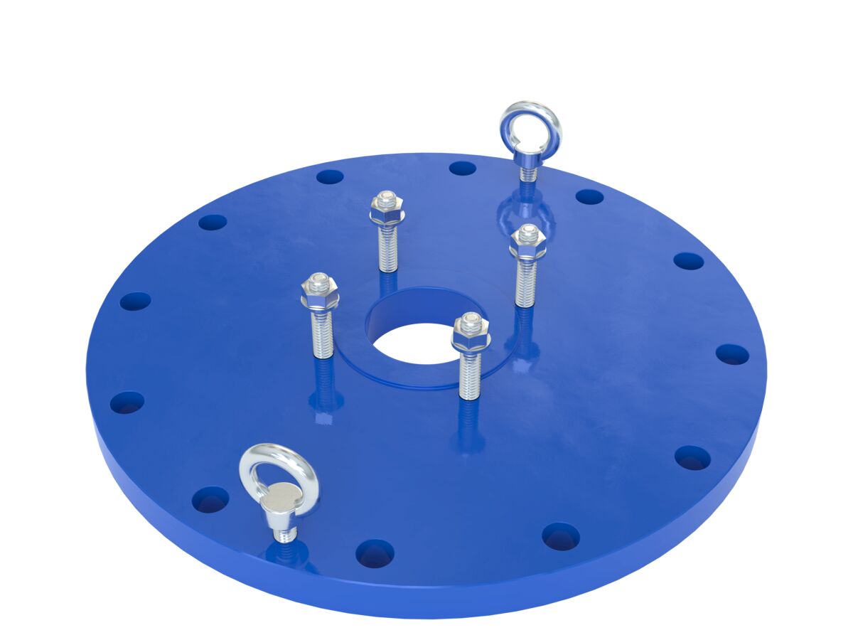 Dimax Mild Steel Offtake Flange PN16 B7 375mm x 100mm