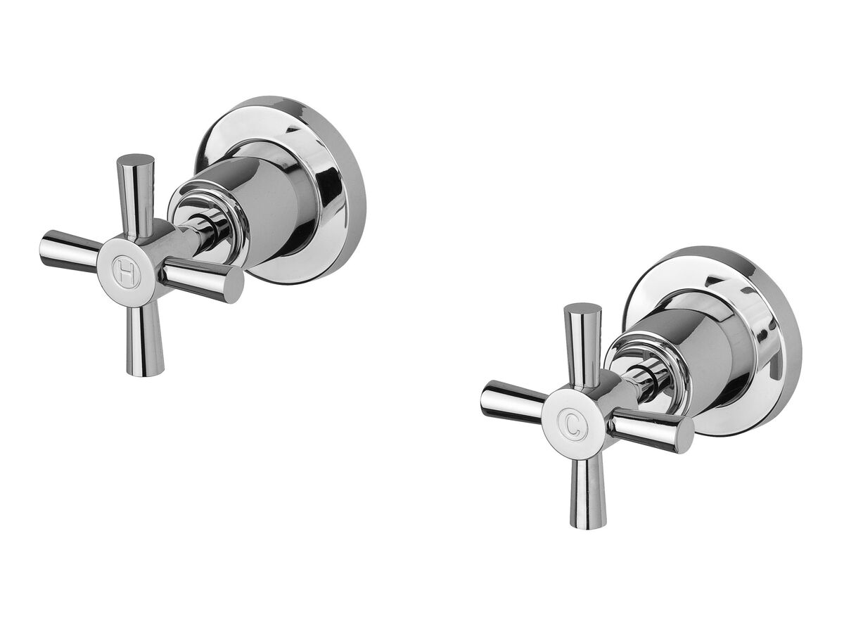 Gen X Wall Top Assembley with 65mm Wall Flange Chrome