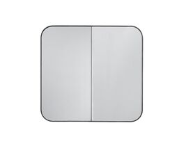 ISSY Cloud Double Mirror with Shaving Cabinet (Recessed) 1000mm x 1000mm x 146mm