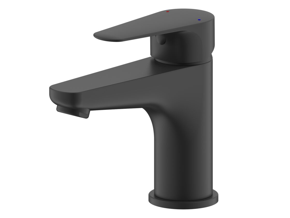 Hero - Posh Solus Basin Mixer Tap Matte Black (5 Star)