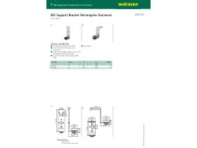 Specification Sheet - Walraven Duct Bracket L Shape with Rubber