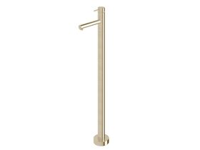 Scala Floor Mounted Bath Mixer Tap 160mm Outlet Trimset LUX PVD Brushed Platinum Gold
