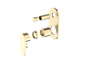 Hero - Mizu Soothe MK2 Shower Mixer With Diverter Trimset Brushed Brass