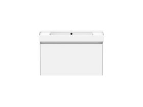 Roca Ona Vanity All Drawer Single Centre Bowl 800mm Matte White