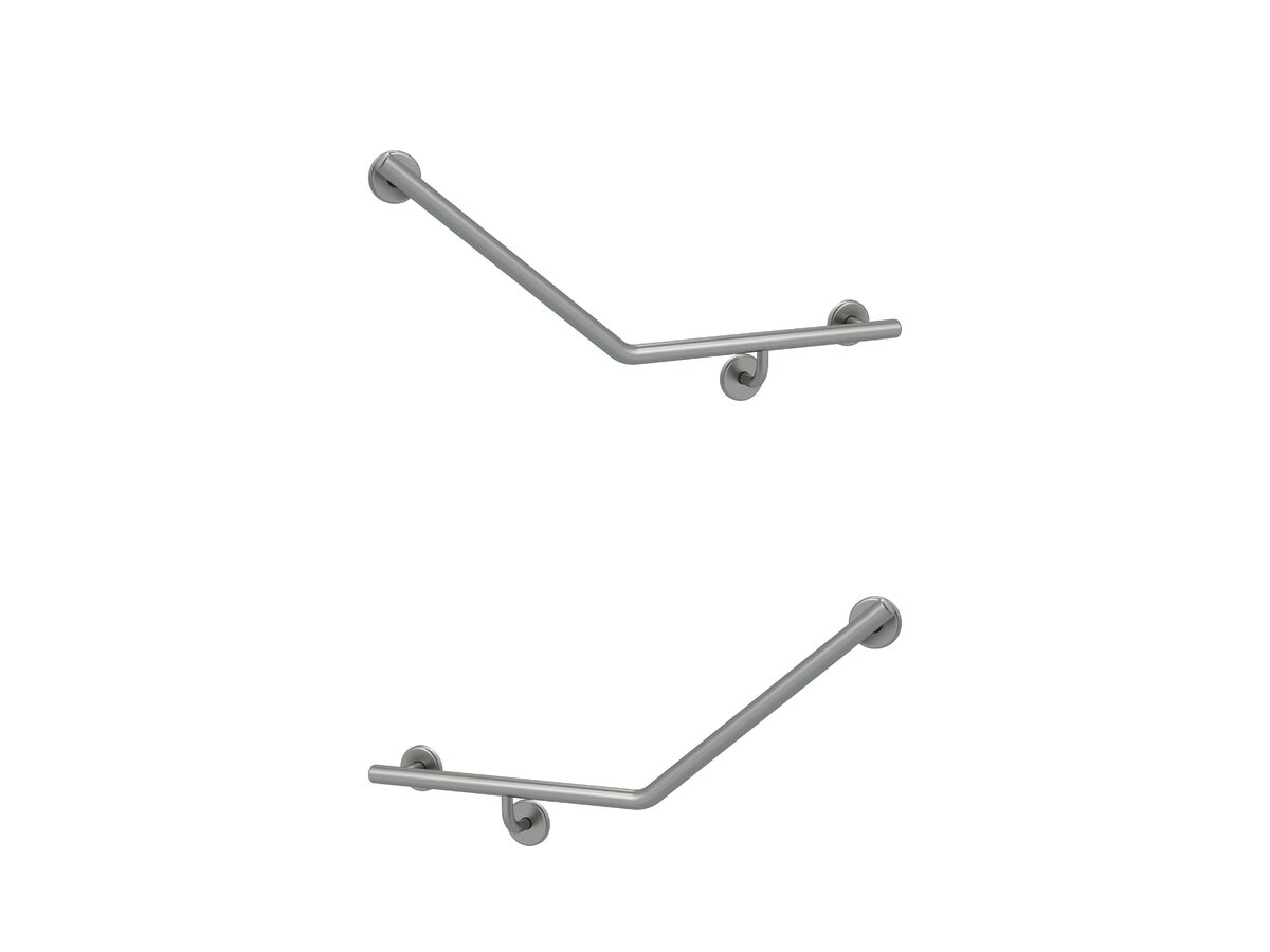 Mizu Drift 40 Degree Ambulant WC Left Hand & Right Hand Pair Brushed Gunmetal