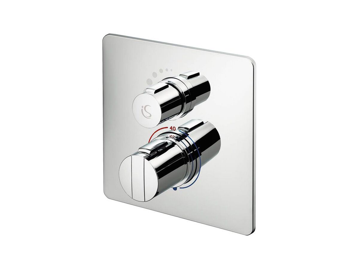 Armitage Shanks Easybox Shower Mixer with Built-In Thermostatic Mixing Valve Chrome