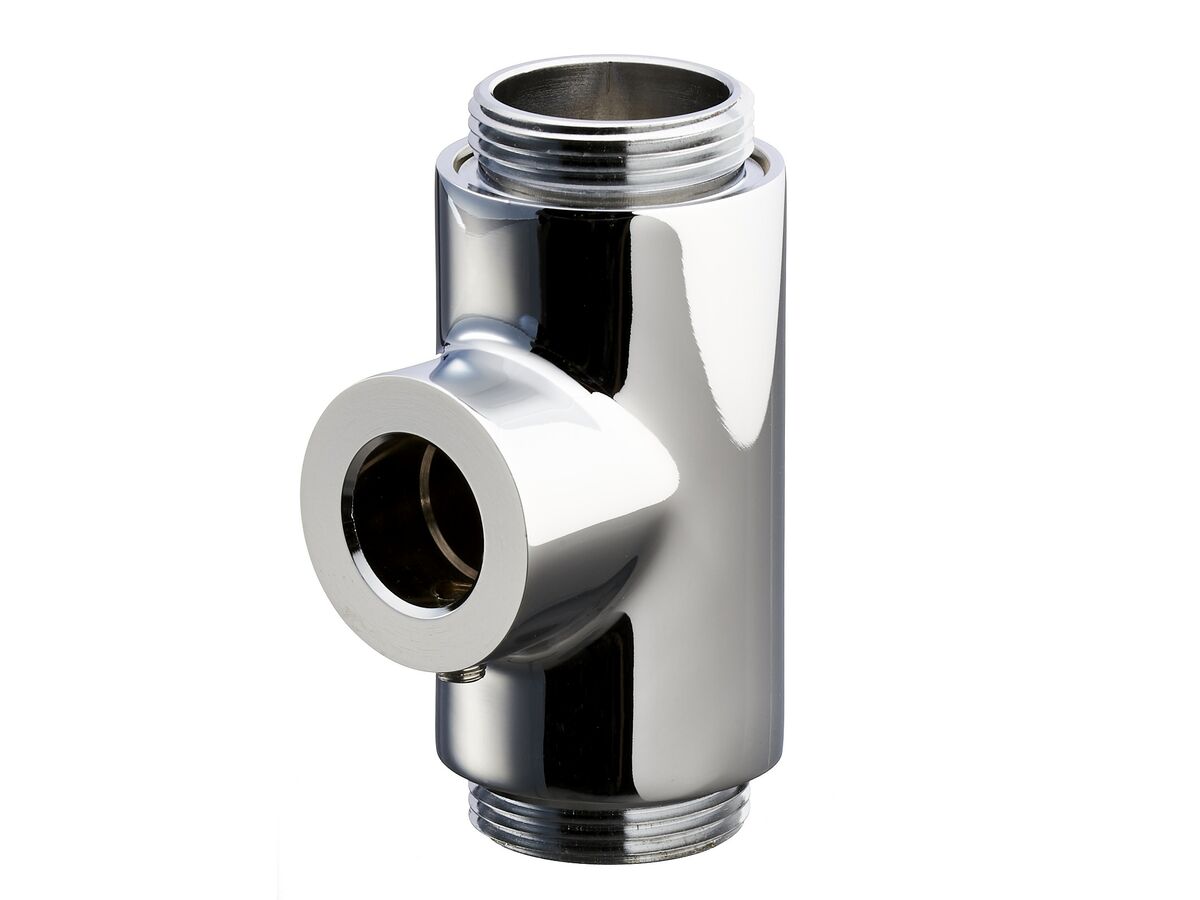 Porcher Cygnet Twin Shower Round Upper Bracket Chrome