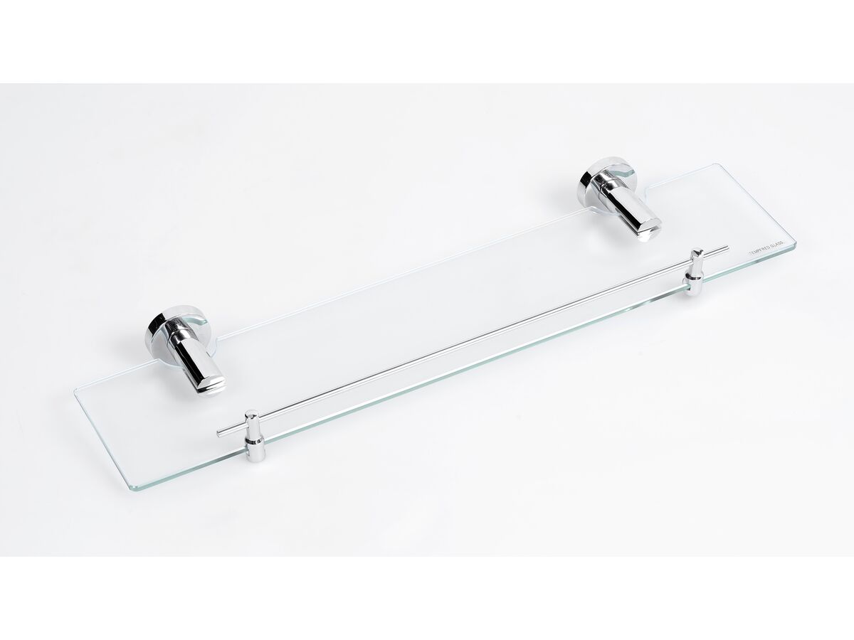 Posh Solus MK2 Glass Shelf Chrome