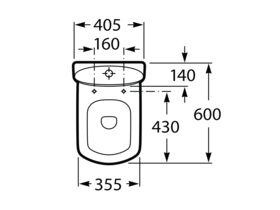 Dama Senso Compact Close Coupled Back To Wall Back Inlet Toilet Suite, Soft Close Quick Release White/ Chrome (4 Star)