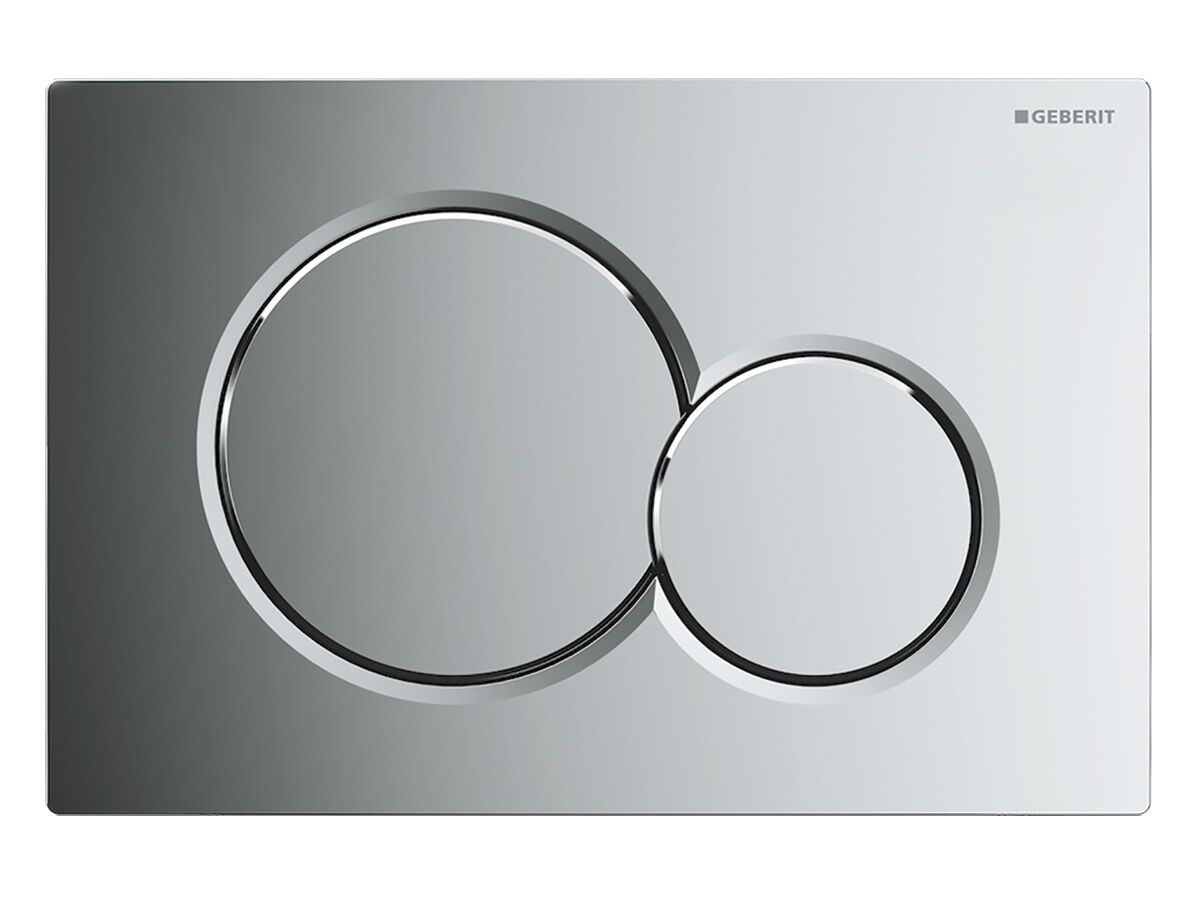 Geberit Sigma 01 Dual Flush Access Plate ABS Bright Chrome from Reece
