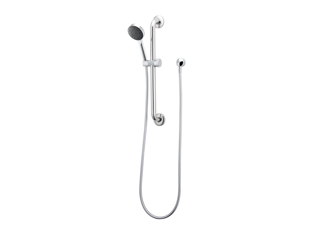 Posh Solus MKII Para Health Rail Shower 1 Function 900mm Chrome (3 Star)