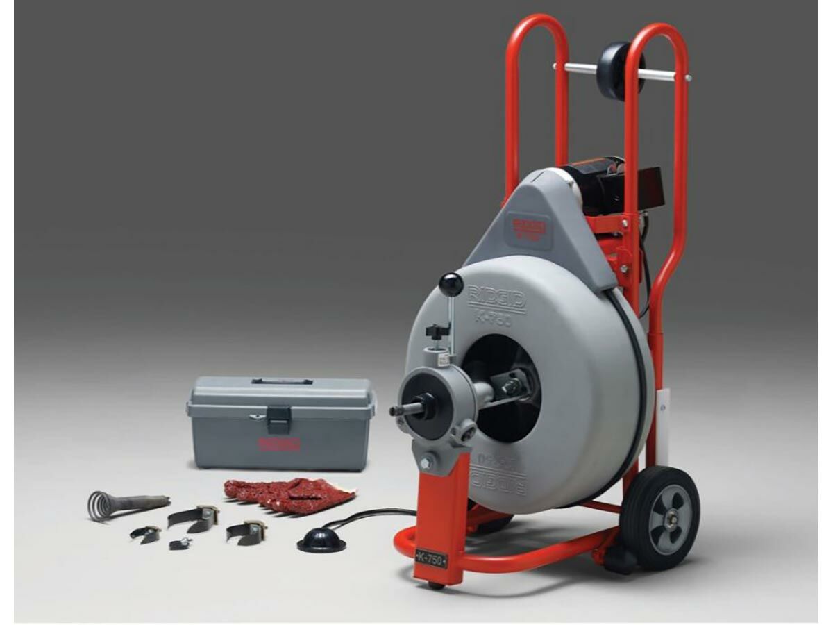 Ridgid K750 Drum Drain Cleaning Machine