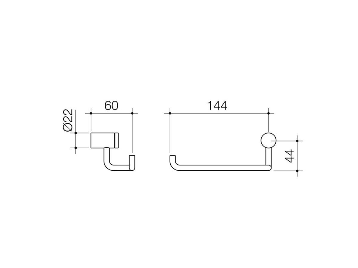 Caroma Titan Toilet Roll Holder Stainless Steel