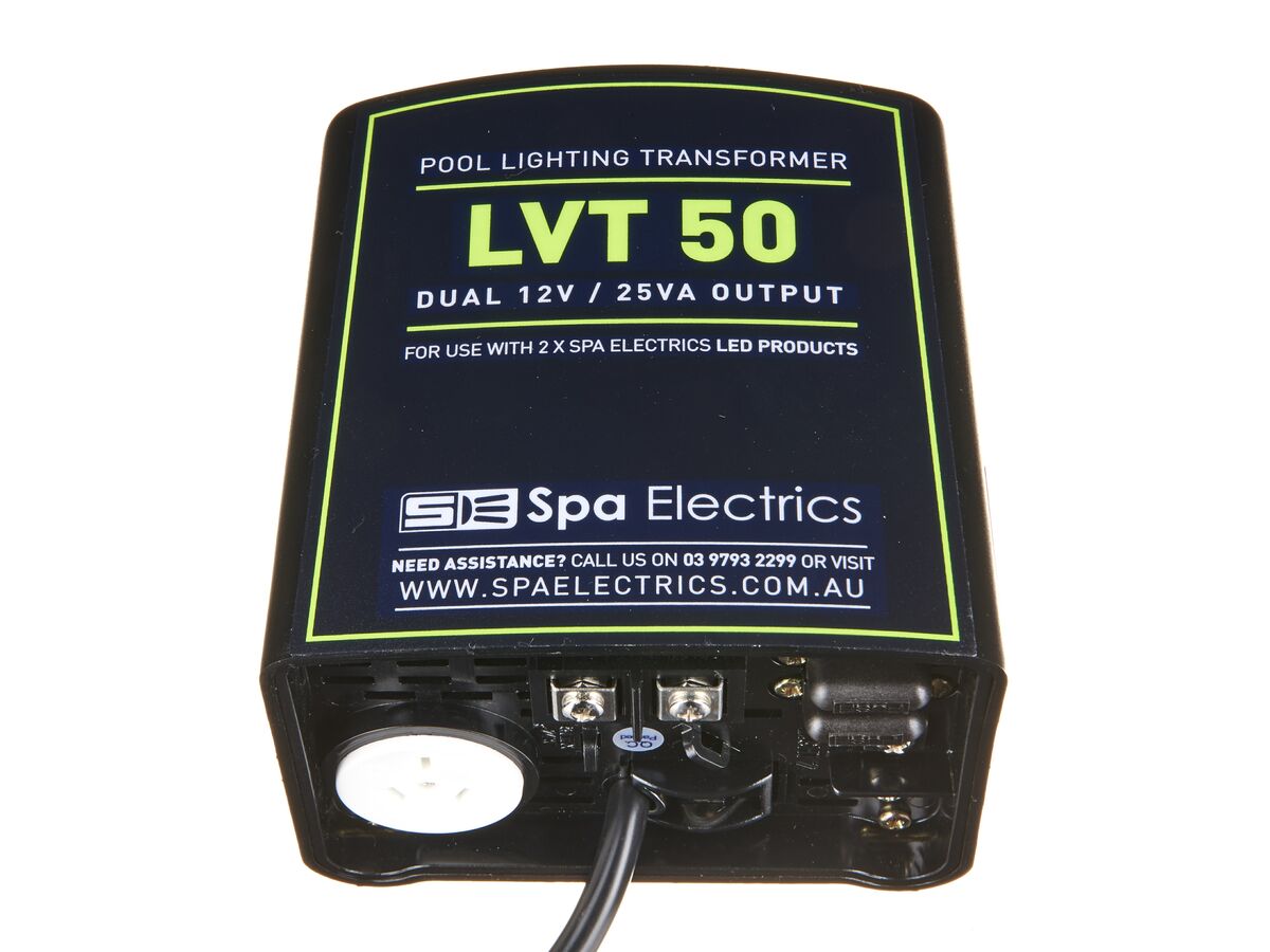 Spa Electrics Dual LED Transformer 12V 50VA