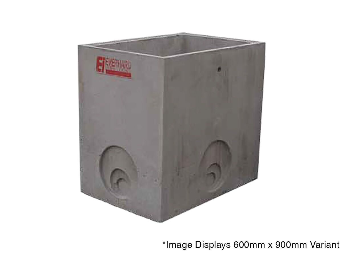 Concrete 600mm x 600mm Field Gully Pit Only from Reece