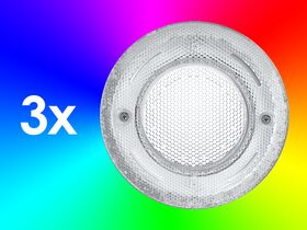 Aquaquip Evomax Concrete Light 3 Pack Multicolour