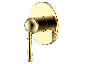 Milli Voir Shower / Bath Mixer Lever Handle Brass Gold