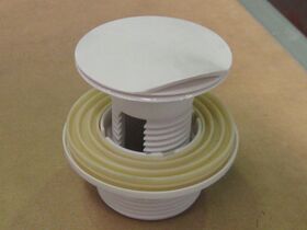 Caroma Plug & Waste Plastic with Over Flow 32mm x 40mm