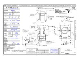 Technical Drawing - Fan Blade Suit MA58 Assembly Blow