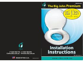 Installation Instructions - RBA Big John Premium Toilet Seat