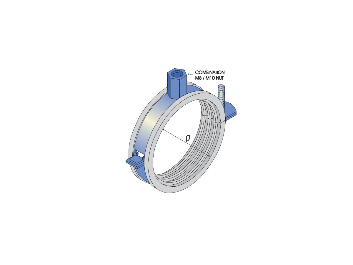 Acoustic "S" Pipe Clip