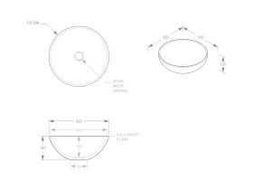 ADP Pluto Above Counter Basin Gloss White