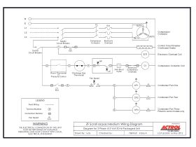 Wiring Diagram - Tecumseh Acpac Condensing Unit Medium ZF Scroll