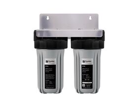 Puretec Whole House 10" Twin Basic System Rainwater 60lpm with Filter PP05LD1 & ML10LD1-DP