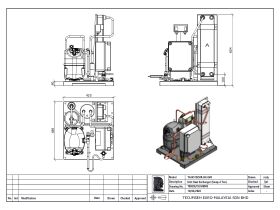 Tecumseh EVO-Aqua Water Cooled Condensing Unit R404A TAJ4519ZHR-HE 3 Phase