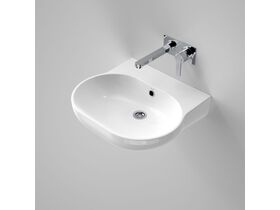 Caroma Opal Wall Basin without Overflow No Taphole 510mm White