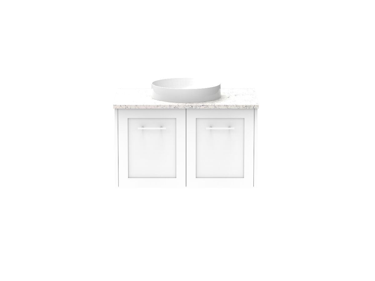 Kado Lux All Door 750mm Centre Bowl Wall Hung Caesarstone