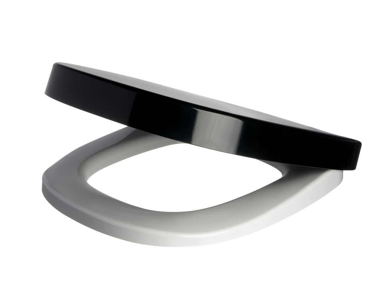 LAUFEN Mimo Soft Close Seat White/Black from Reece