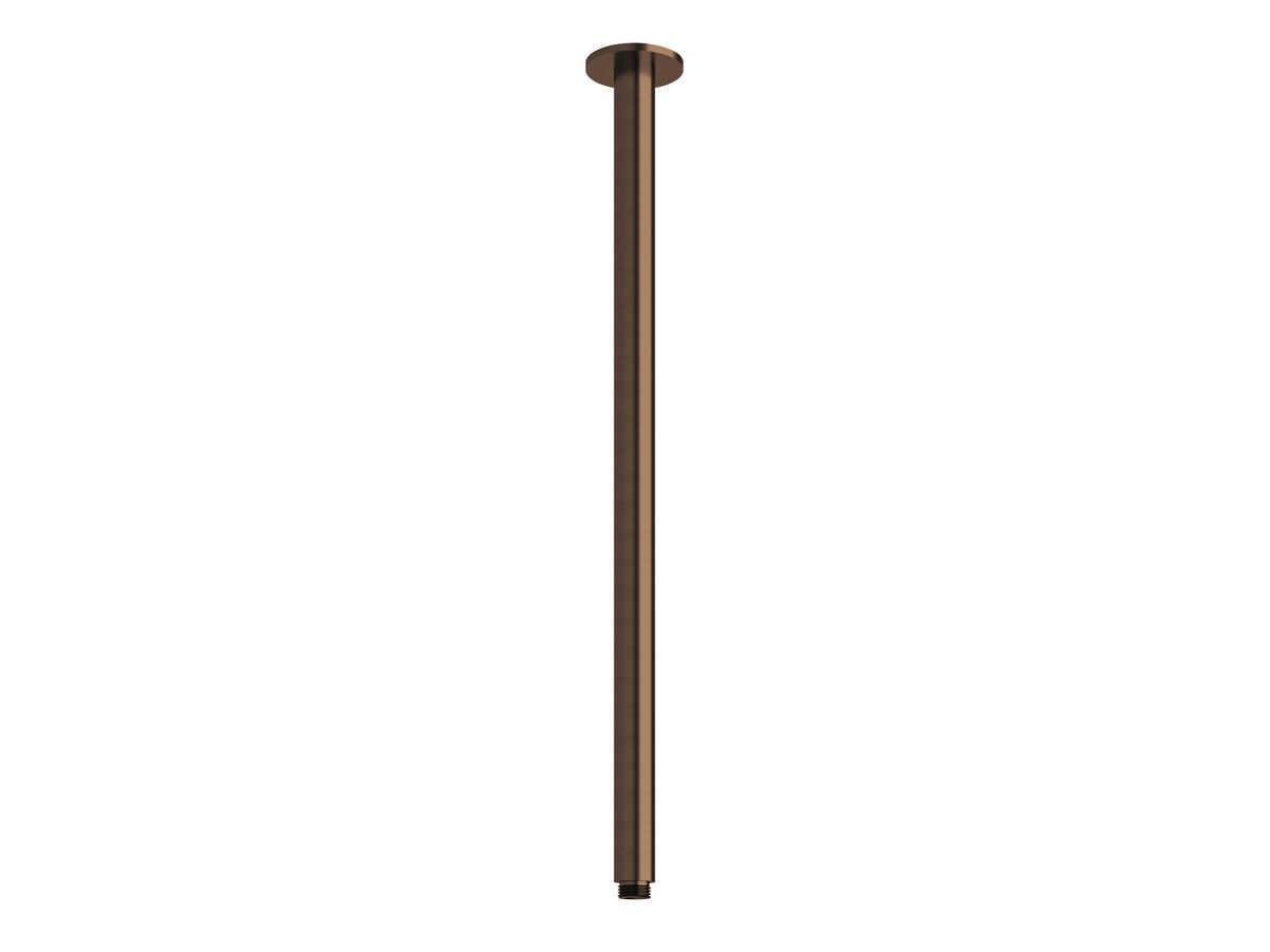 Milli Pure Vertical Shower Arm 500mm PVD Brushed Bronze