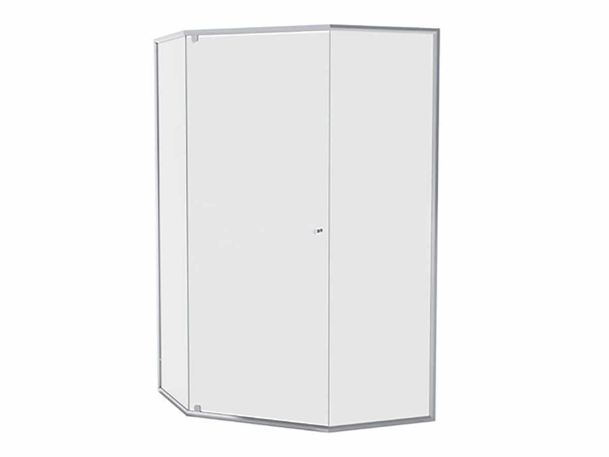 Creative Glass SemiFrameless Corner Angle 2000 x Front 10001200 x