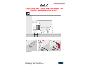 Installation Instructions - LAUFEN Palace Close Coupled Back To Wall Bottom Inlet S&P Trap Toilet Suite with Soft Close Seat White (4 Star)