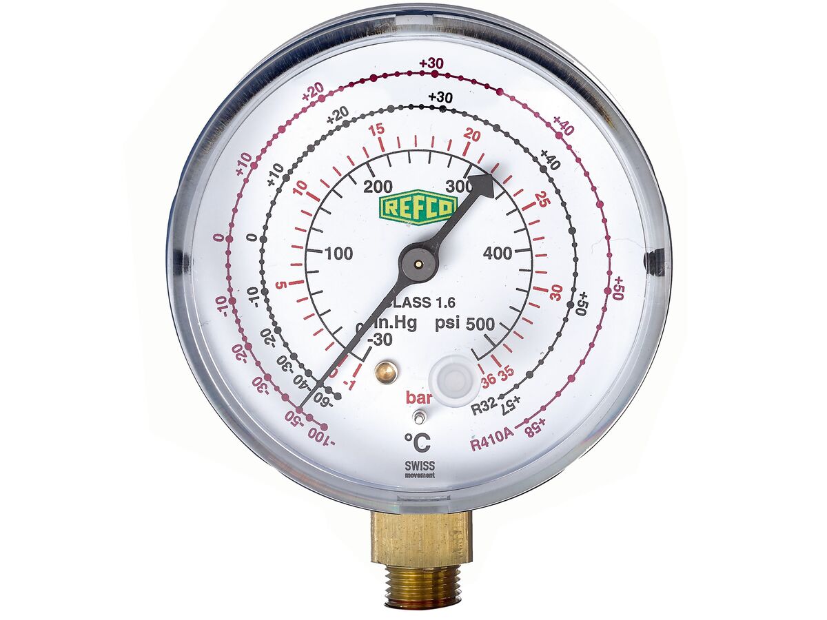 Refco Compund Gauge R410A M2-255-kPa R410A