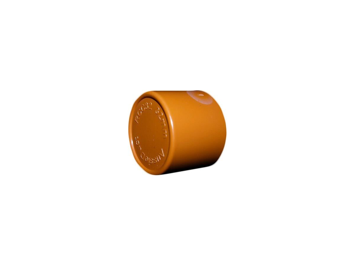 Conduit End Cap 32mm Orange from Reece