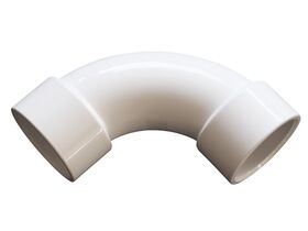 White PVC Sweep Elbow 50mm