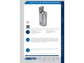 Technical Guide - Britex Free Standing Drinking Fountain Stainless Steel
