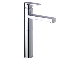 Yeva Tall Basin Mixer with Extended Outlet 160mm Chrome (6 Star)