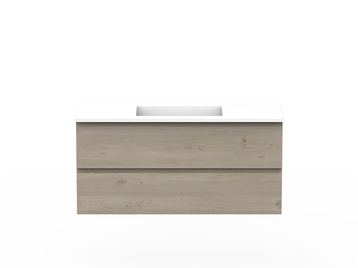 Posh Domaine All Drawer Wall Hung Vanity Unit