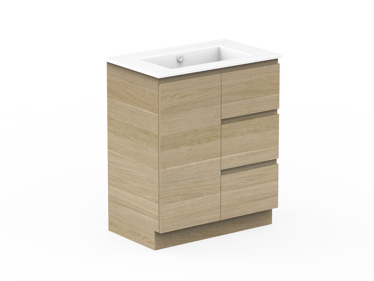 Posh Domaine Plus 750mm Floor Mount Vanity Unit Conventional Ceramic