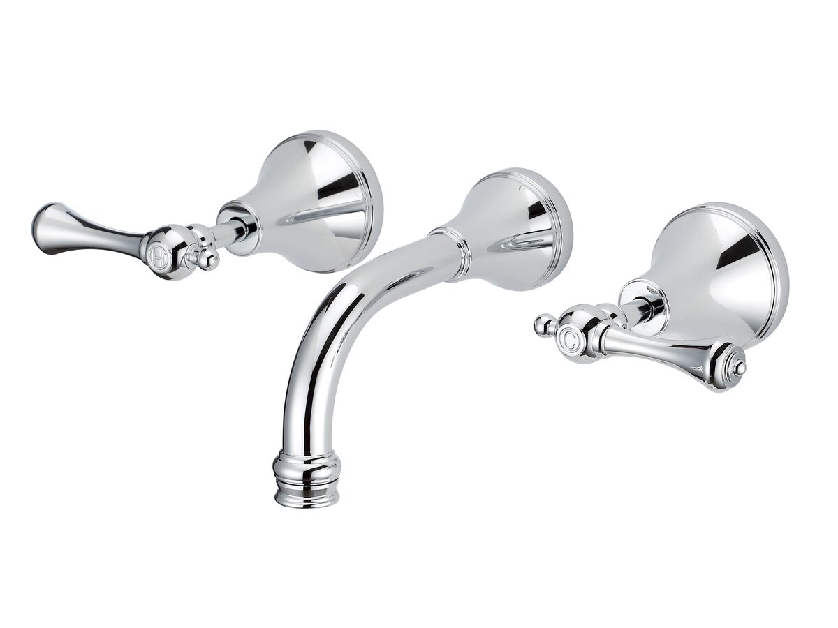 Kado Era Wall Basin Set 150mm Lever Handle Chrome (5 Star) from Reece
