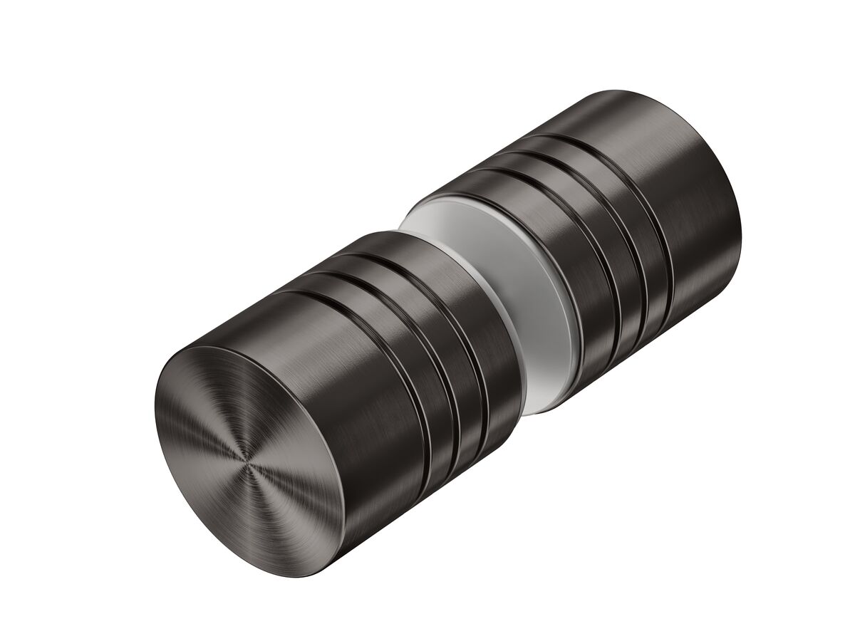 Kado Lux Frameless Shower Screen Door Knob Brushed Gunmetal