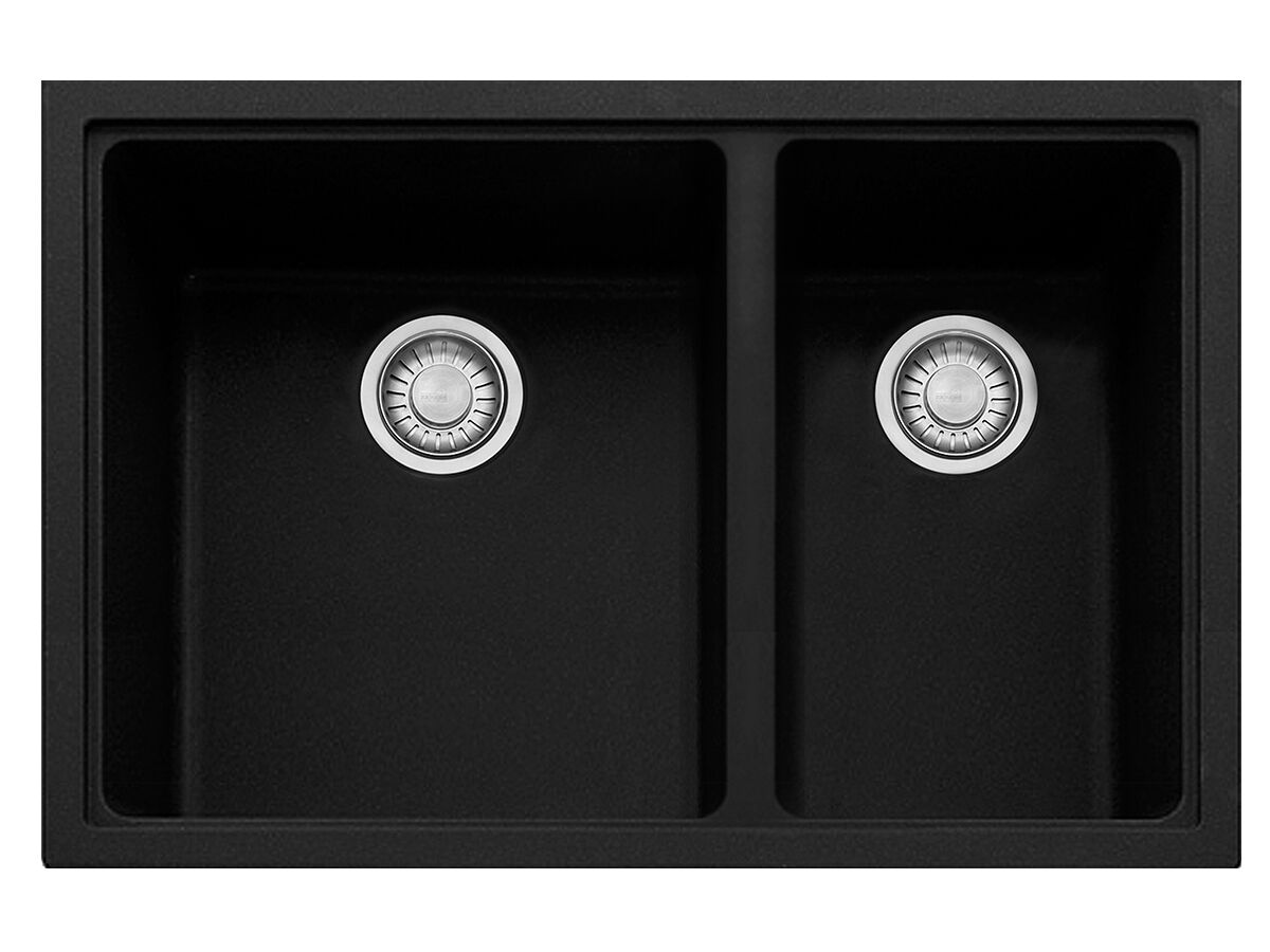 Franke Impact Granite IMG160 1 2/3 Undermount Sink Only Onyx from Reece